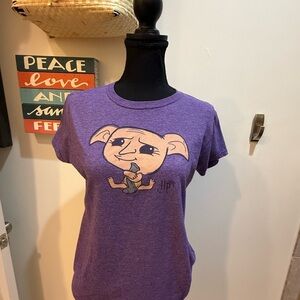 Harry Potter Dobby Funko Purple Short Sleeve Tee
